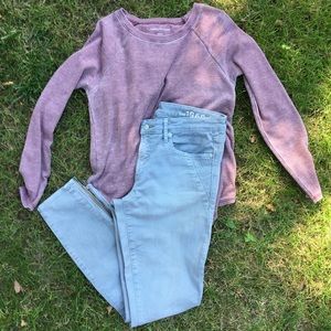 Gray GAP 1969 Always Skinny Jeans